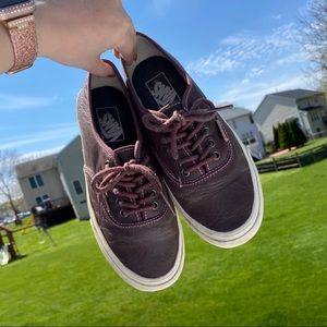 Brown Leather Vans